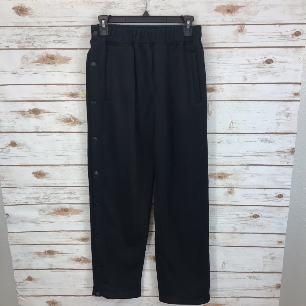 Black Funny Guy Button Up Pants Size-Small